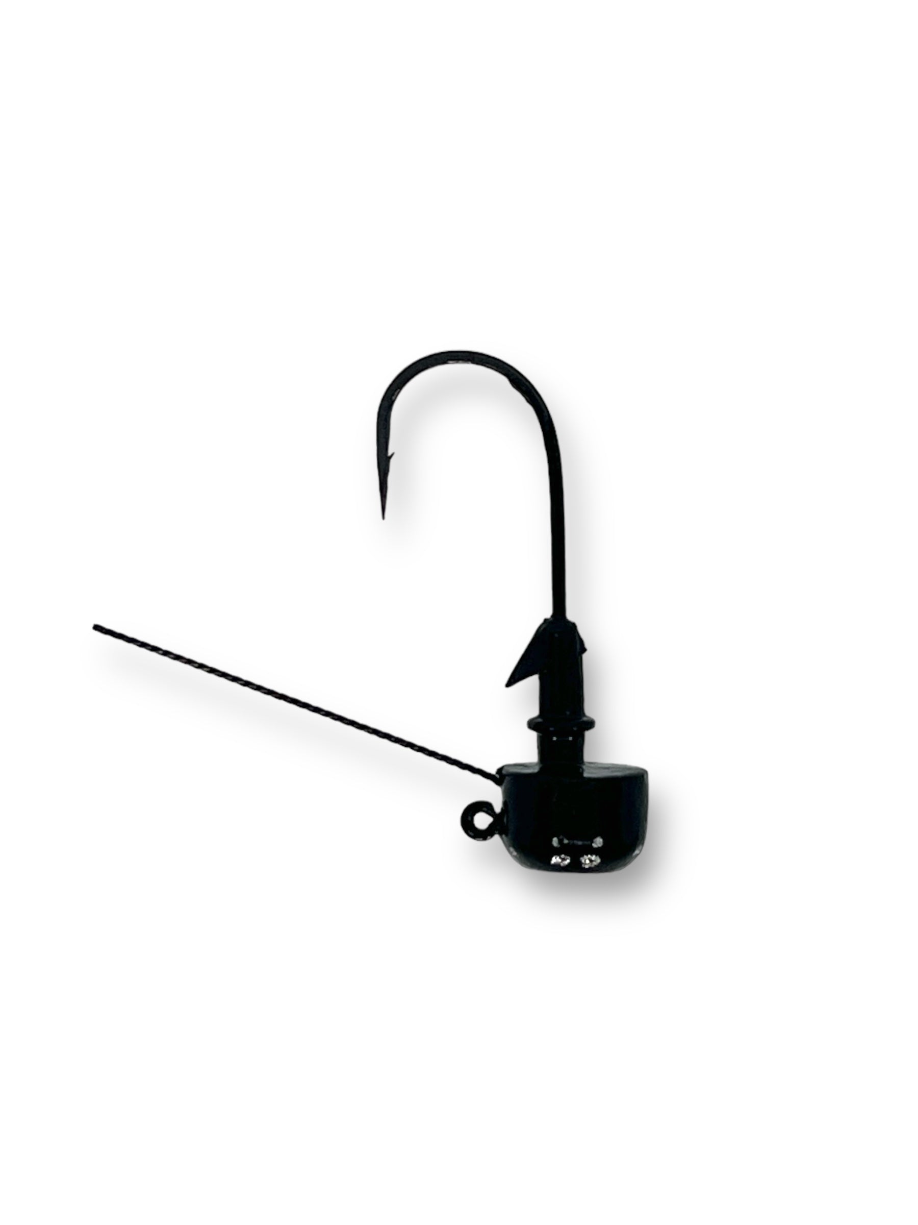 Savage Gear Ned Head Jig Head - 1/0 Hook, 1/8 Oz Weight, Green Pumpkin Color For Fishing - View #7