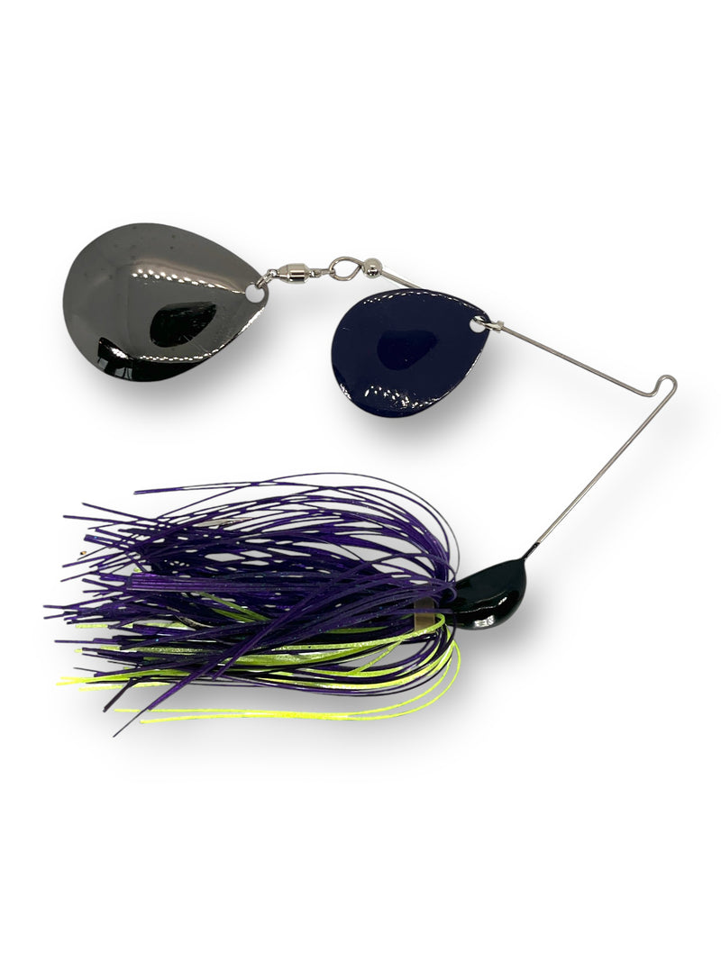 black lure for night fishing Spinner Bait