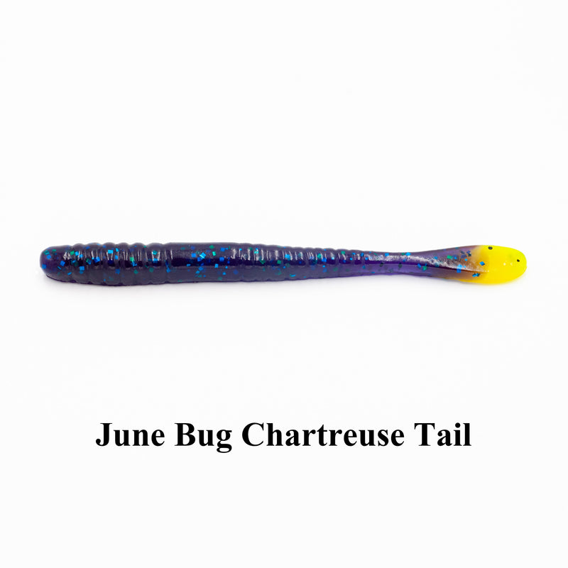 Load image into Gallery viewer, Zipper 4" Pudgy Worm (Handpoured)
