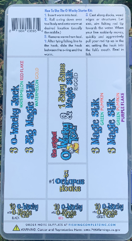 Load image into Gallery viewer, The Original O-Wacky Tool Wacky Style Fishing Kit
